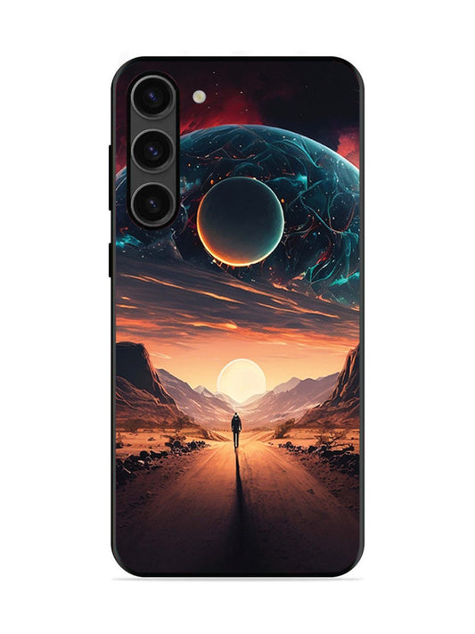 SAMSUNG GALAXY S23 PLUS 5G Sunset with space scene