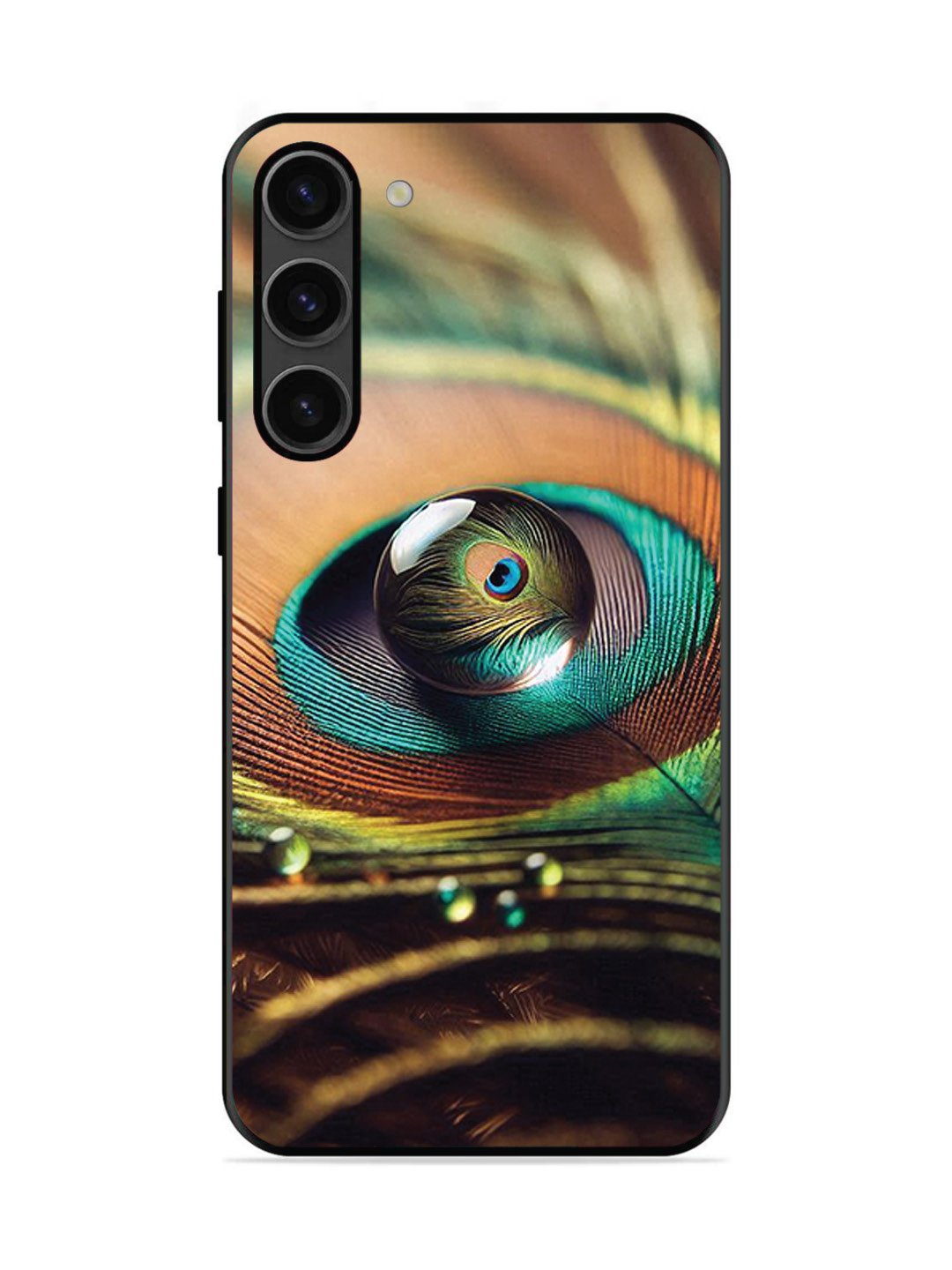 SAMSUNG GALAXY S23 PLUS 5G Water Drop On Peacock Feather