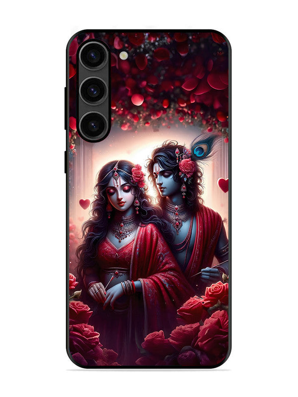 Samsung Galaxy S23 Plus 5G | 2D Metal | Couples in Red theme like Radha Krishna | SM-S23Pl-458