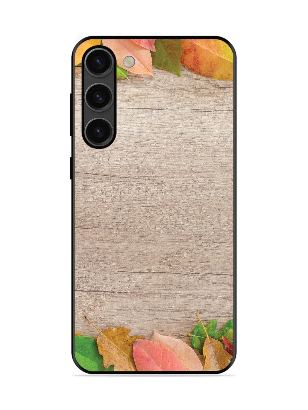 SAMSUNG GALAXY S23 5G Autumn Leafs On Wooden Table