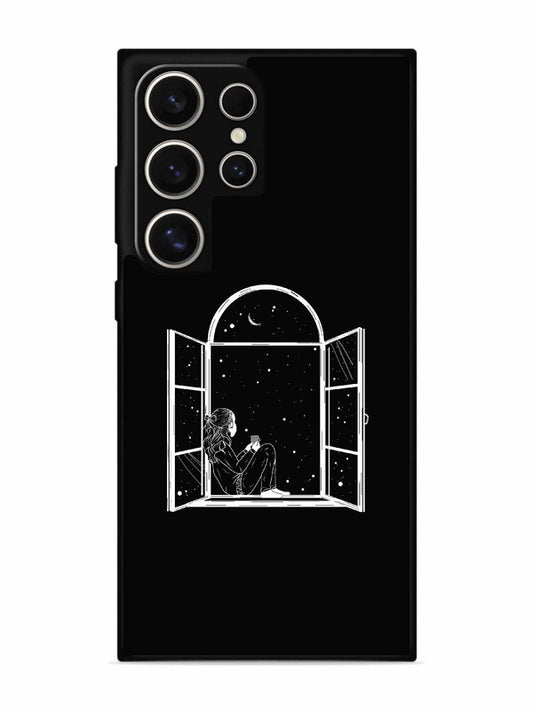 Samsung Galaxy S24 Ultra 5G Little Girl on Window
