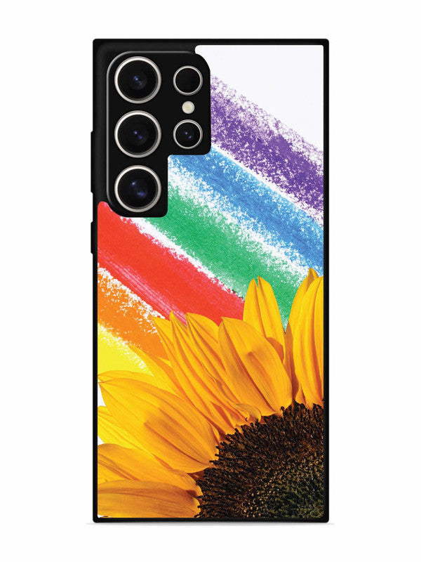 Samsung Galaxy S24 Ultra 5G Sunflower on Colourful Lines