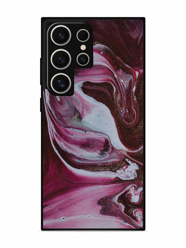 Samsung Galaxy S24 Ultra 5G Pink And Golden Marble