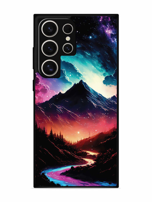 Samsung Galaxy S24 Ultra 5G mountain-valley-Colorful-cloud-at-night