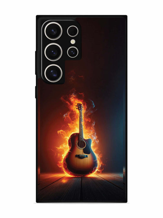 Samsung Galaxy S24 Ultra 5G Fire Acoustic Guitar Stage Passion