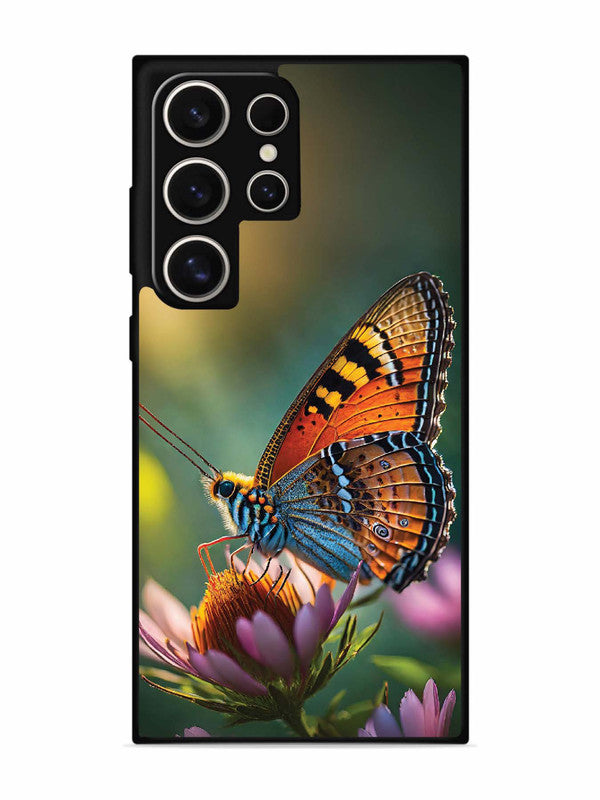 Samsung Galaxy S24 Ultra 5G Golden Hour Monarch Butterfly