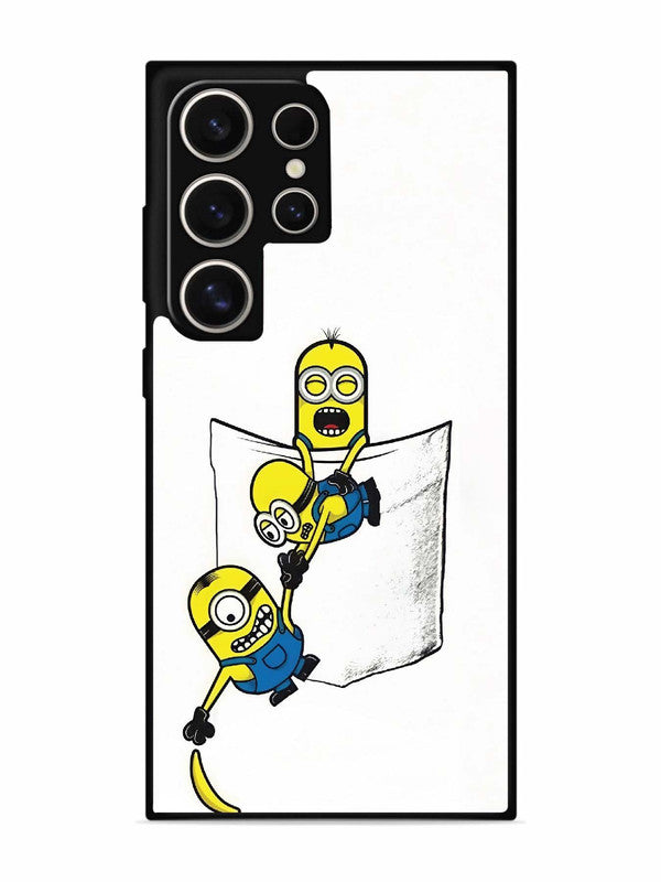 Samsung Galaxy S24 Ultra 5G Minions Pocket Climb Banana
