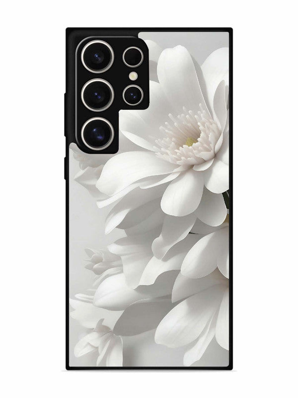 Samsung Galaxy S24 Ultra 5G Soft Focus Purity white Flower