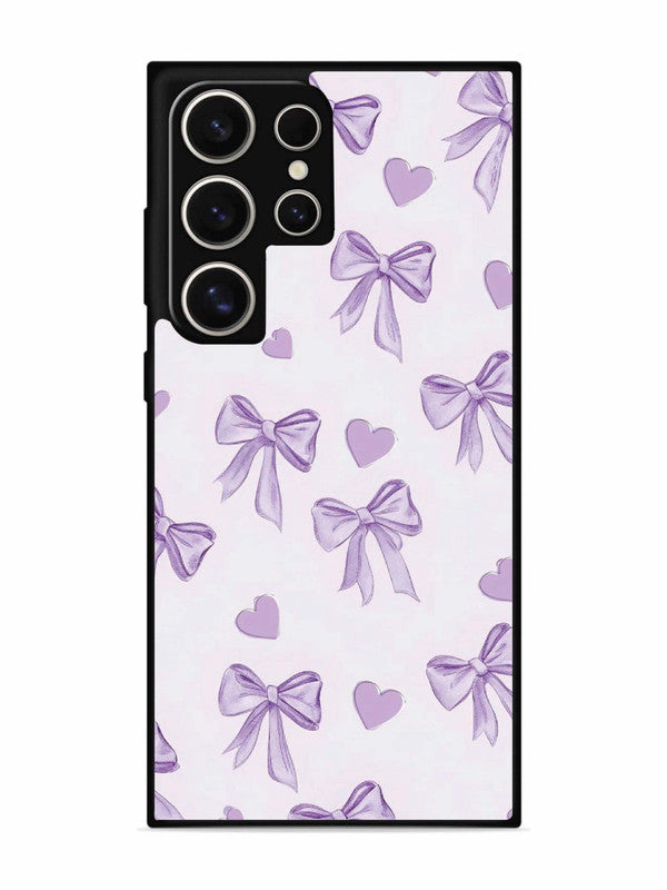 Samsung Galaxy S24 Ultra 5G Bow Tie, Purple Hair Band