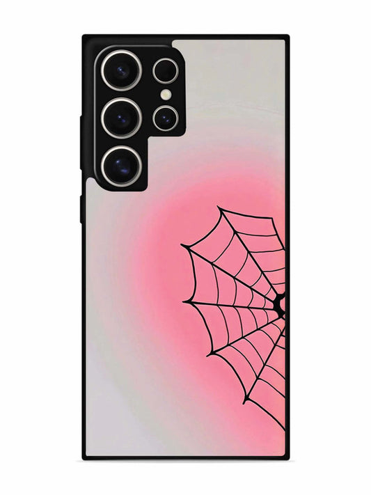 Samsung Galaxy S24 Ultra 5G Spider Web Heart for Girl