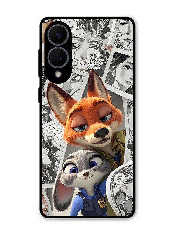 Samsung Galaxy S25 Edge Cute Nick wilde and judy hopps