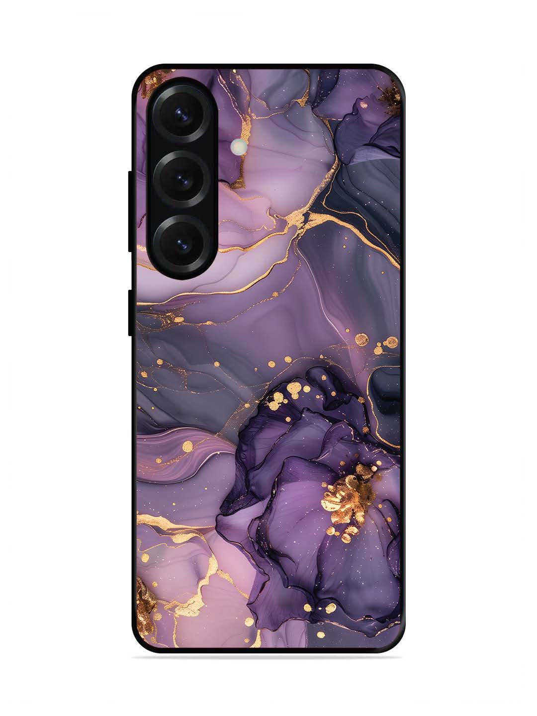Samsung Galaxy S25 Plus Royal Orchid Theme Marble