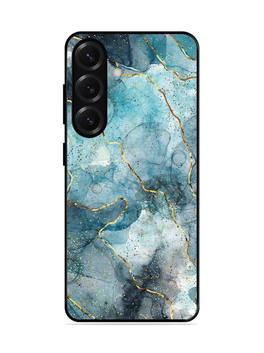 Samsung Galaxy S25 Plus Oceanic Golden Strip Marble