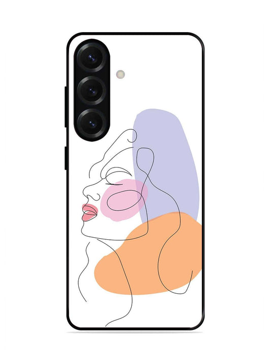 Samsung Galaxy S25 Plus Line Art Girl Face
