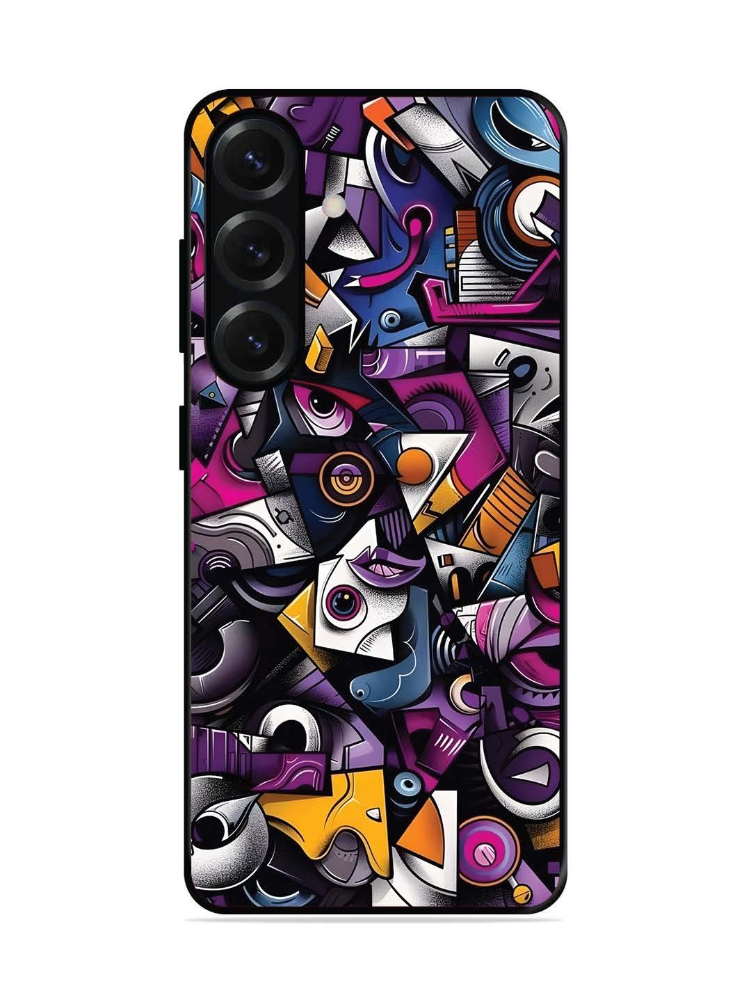 Samsung Galaxy S25 Plus Abstract Geometric Graffiti Chaos