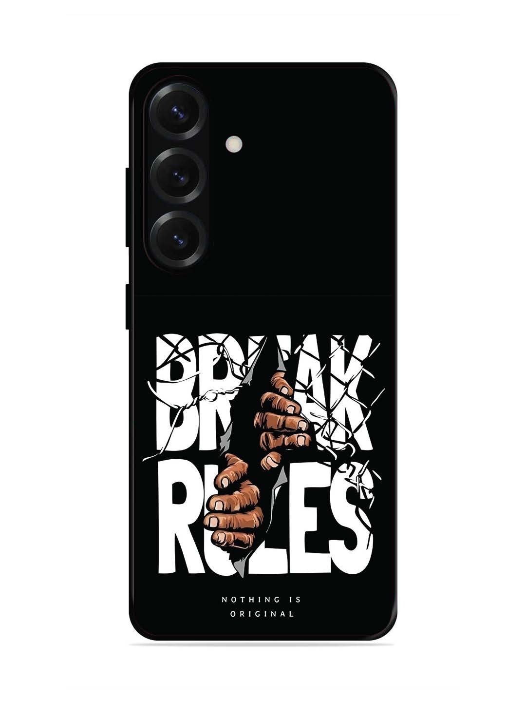 Samsung Galaxy S25 Plus Break Rules Gritty Typography Art