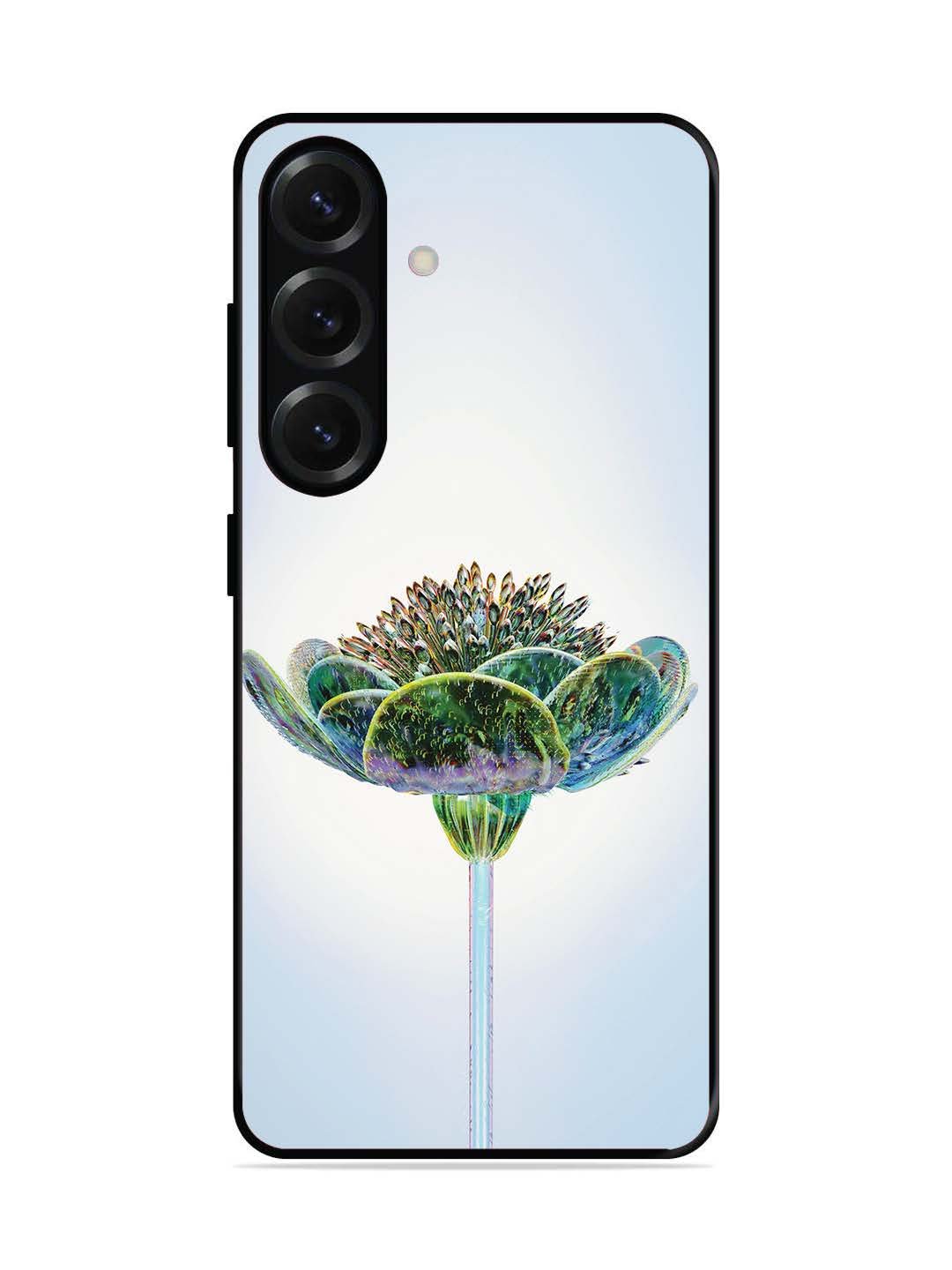 Samsung Galaxy S25 Plus Liquid Glass Chromatic Flower