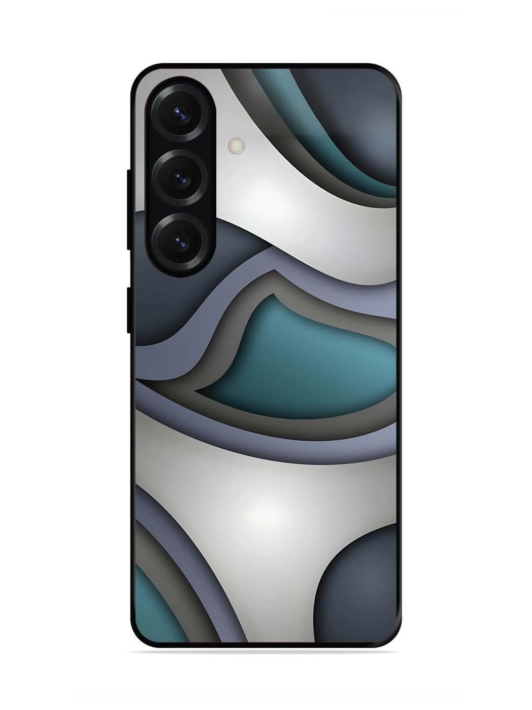 Samsung Galaxy S25 Plus Slate Blue Gradient Wave
