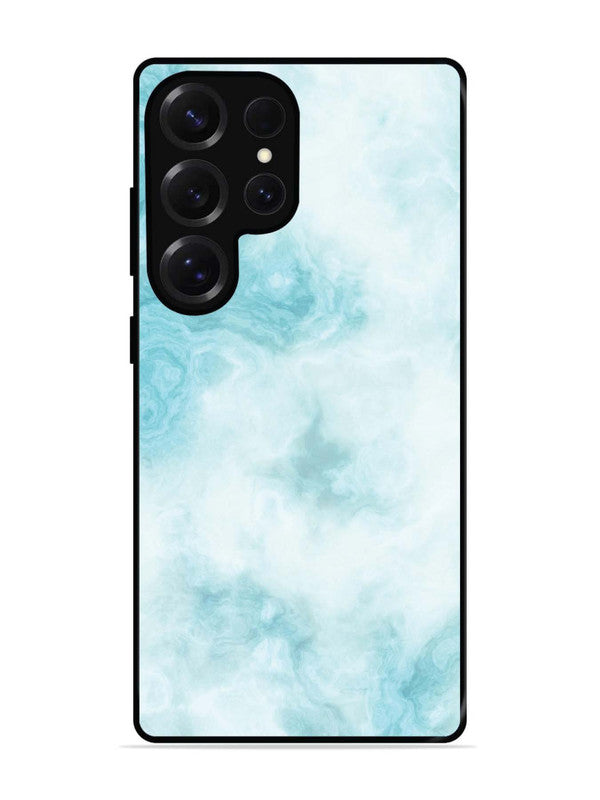 Samsung Galaxy S25 Ultra Light Blue with White Ocean Marble
