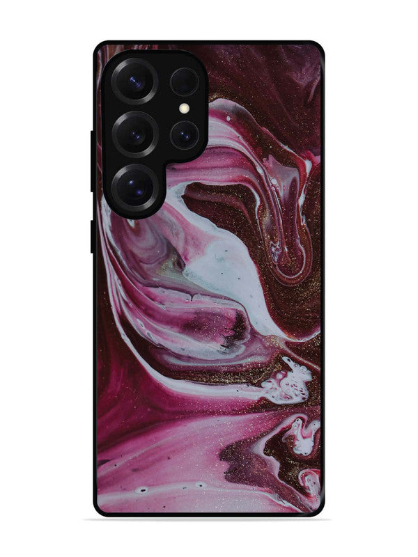 Samsung Galaxy S25 Ultra Pink And Golden Marble