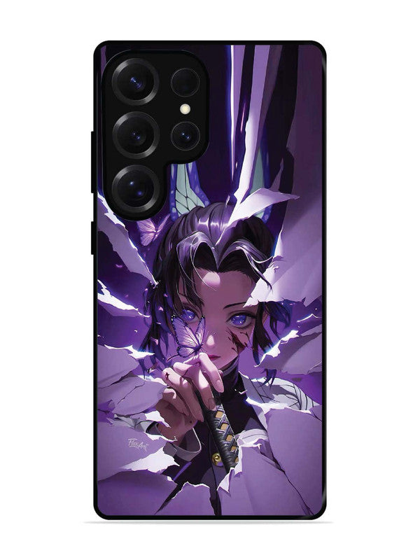 Samsung Galaxy S25 Ultra Purple Butterfly Hashira