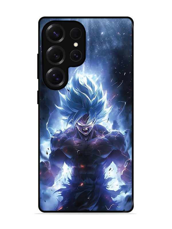 Samsung Galaxy S25 Ultra Super Saiyan Blue and Angry