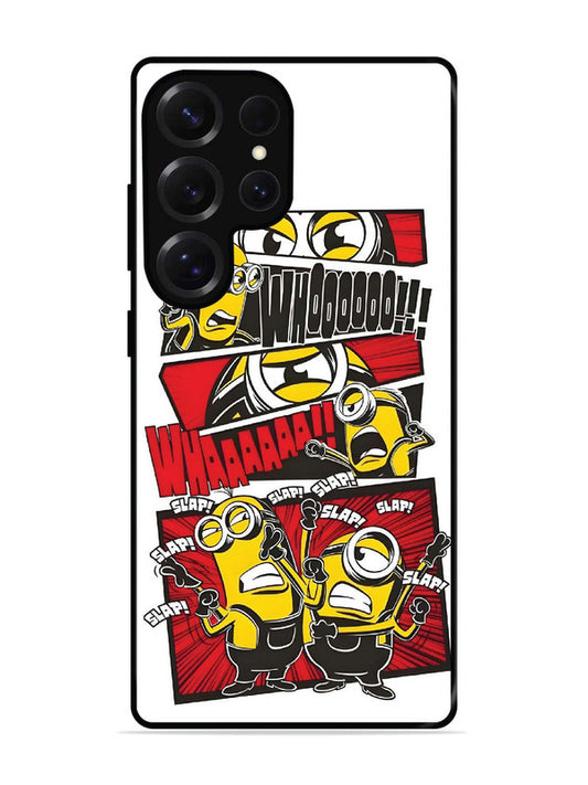 Samsung Galaxy S25 Ultra Minions Comic Panel Action