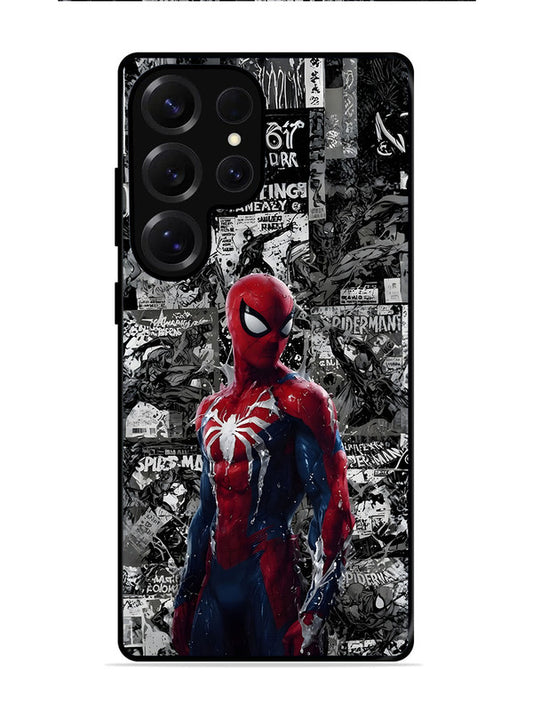 Samsung Galaxy S25 Ultra Spiderman Highlighted on News Paper