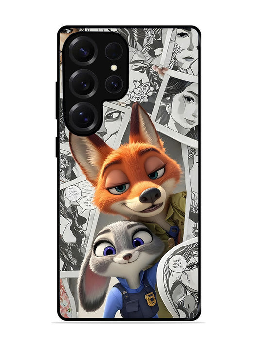Samsung Galaxy S25 Ultra Cute Nick wilde and judy hopps