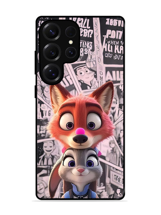 Samsung Galaxy S25 Ultra Cute Nick wilde and judy hopps 2