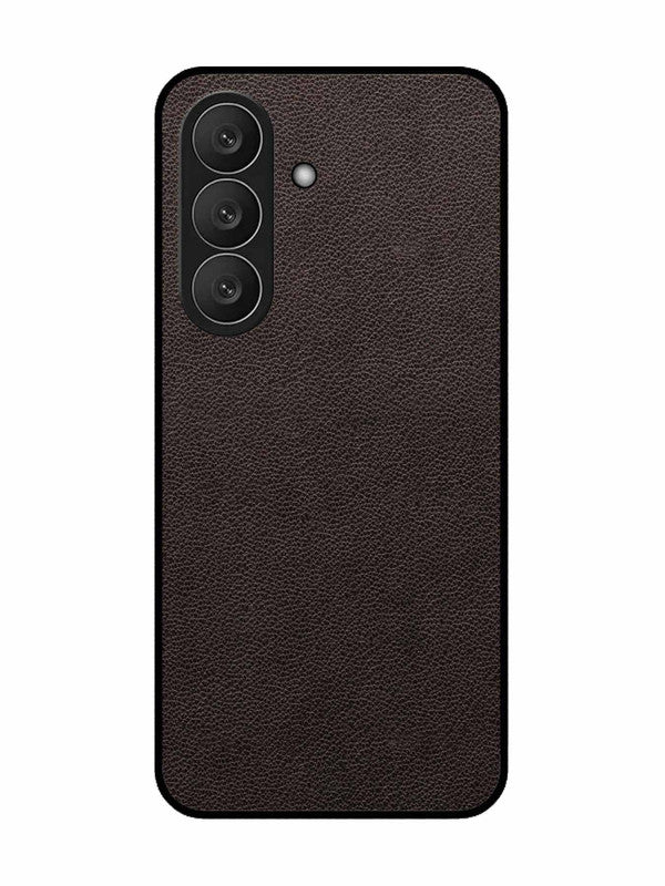 Samsung Galaxy S26 Plus 5G Print of Brown Leather Pattern