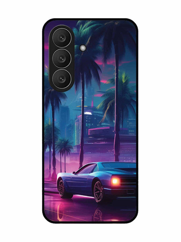 Samsung Galaxy S26 Plus 5G sunset-sports-car-city-palm-trees
