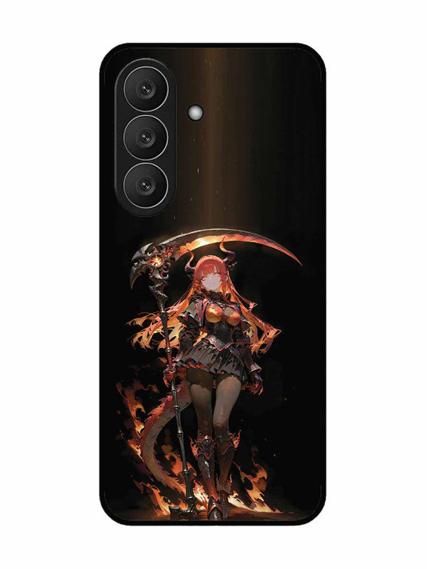 Samsung Galaxy S26 Plus 5G anime-girl-sycthe-red-hair-horn