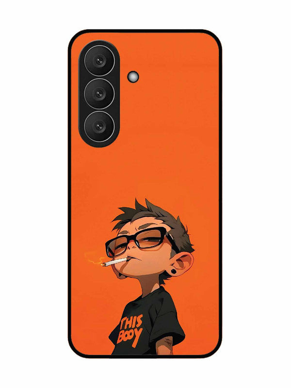 Samsung Galaxy S26 Plus 5G Vibrant Orange Attitude Cartoon