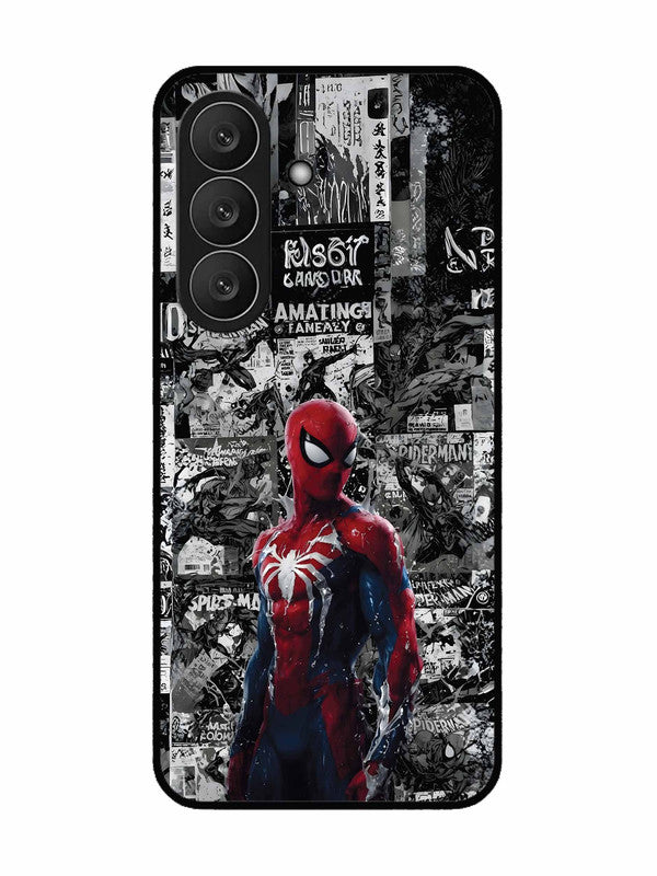 Samsung Galaxy S26 Plus 5G Spiderman Highlighted on News Paper
