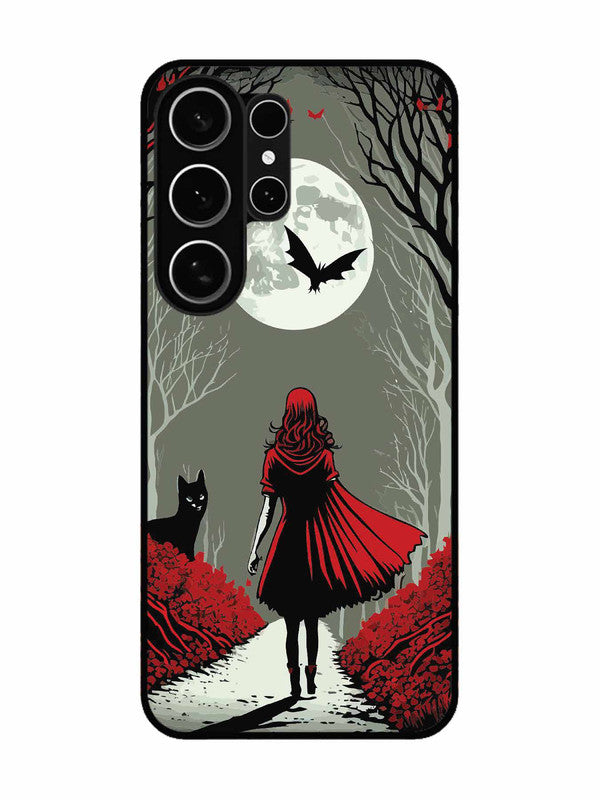 Samsung Galaxy S26 Ultra 5G Scarlet Girl in Red Forest
