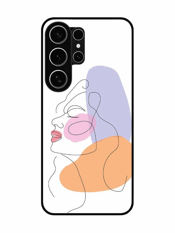 Samsung Galaxy S26 Ultra 5G Line Art Girl Face