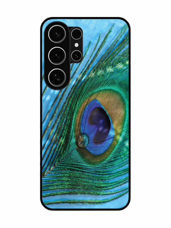 Samsung Galaxy S26 Ultra 5G A drop on Peacock Feather