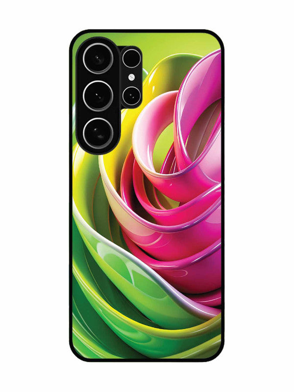 Samsung Galaxy S26 Ultra 5G Vibrant Swirl Glossy Ribbon Art