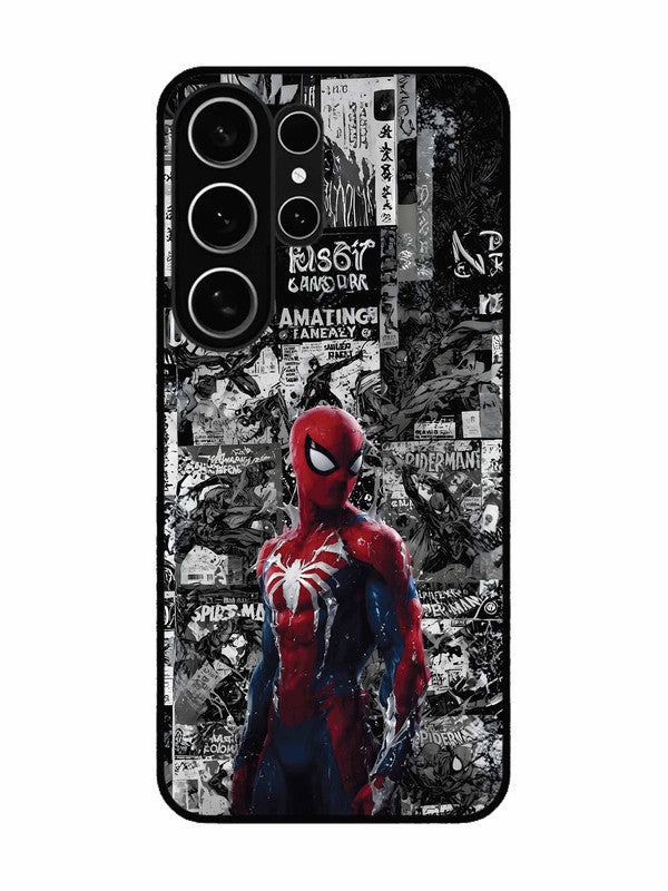 Samsung Galaxy S26 Ultra 5G Spiderman Highlighted on News Paper
