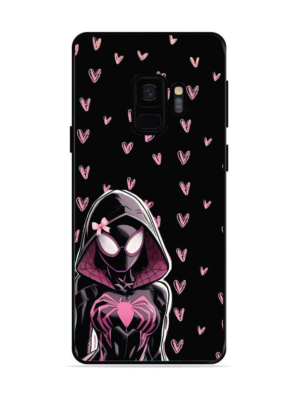 Samsung Galaxy S9 Spidergirl with hearts