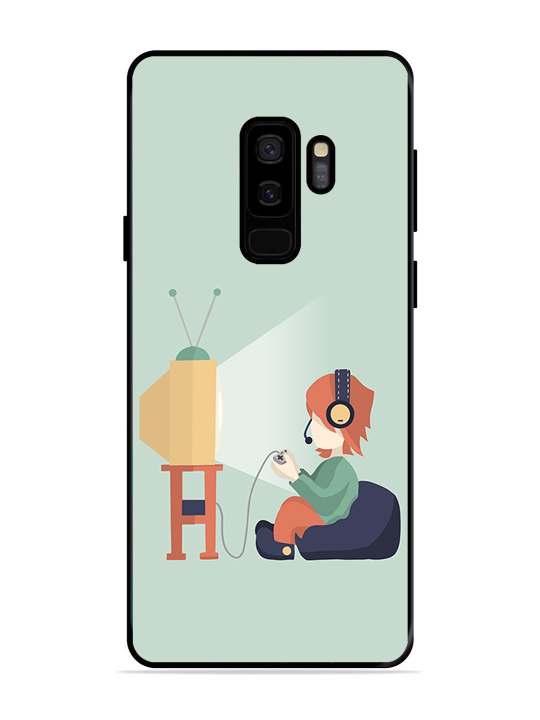 SAMSUNG GALAXY S9 PLUS Kid Playing Game
