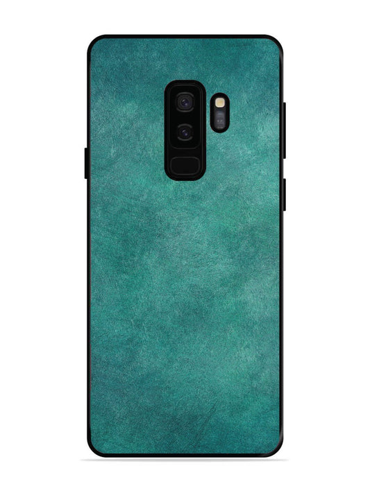 SAMSUNG GALAXY S9 PLUS Jungle green with Scratches Marble