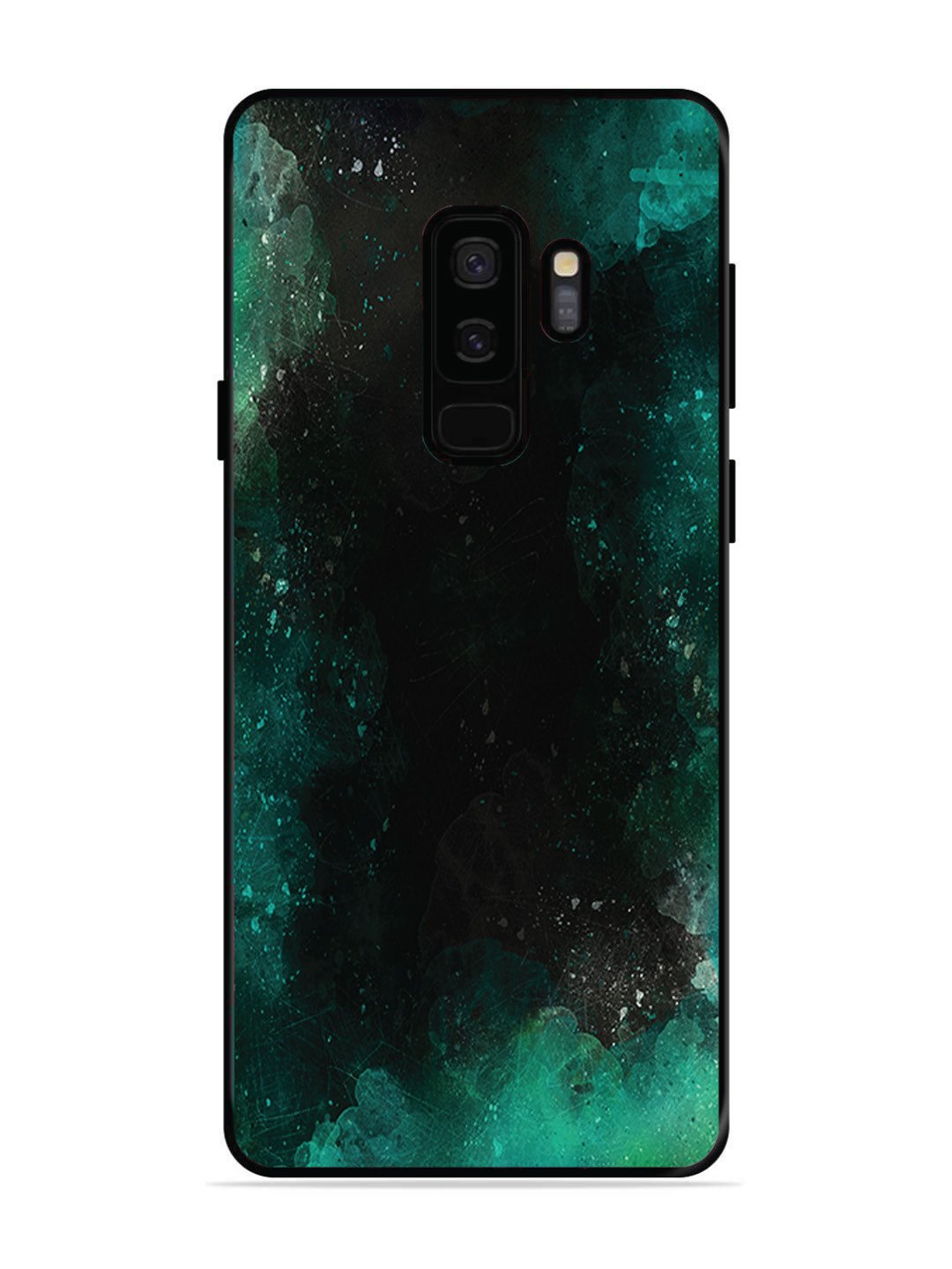 SAMSUNG GALAXY S9 PLUS Dark Black And Green Forest