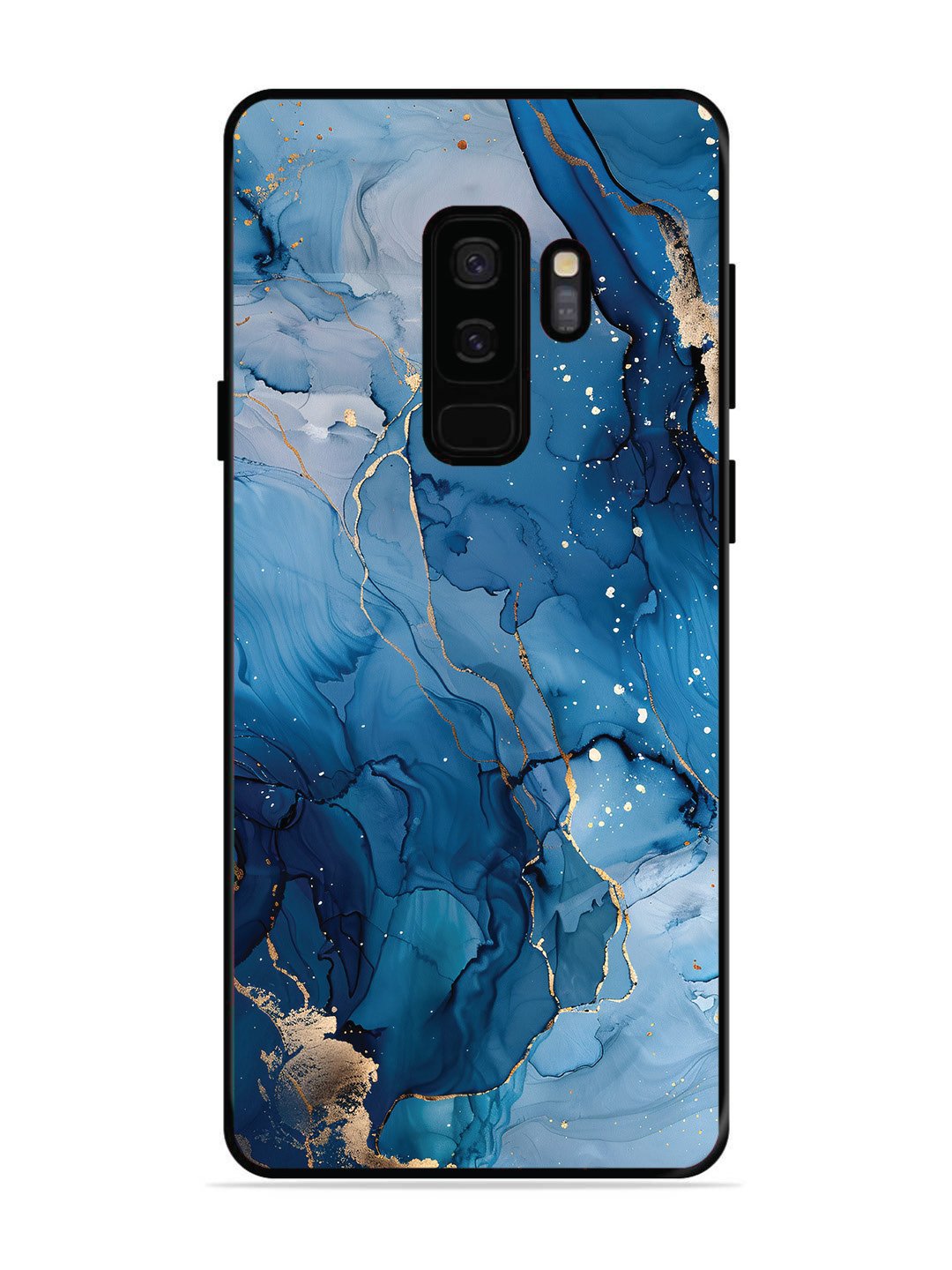 SAMSUNG GALAXY S9 PLUS Oceanic Pattern with Golden Sprinkles
