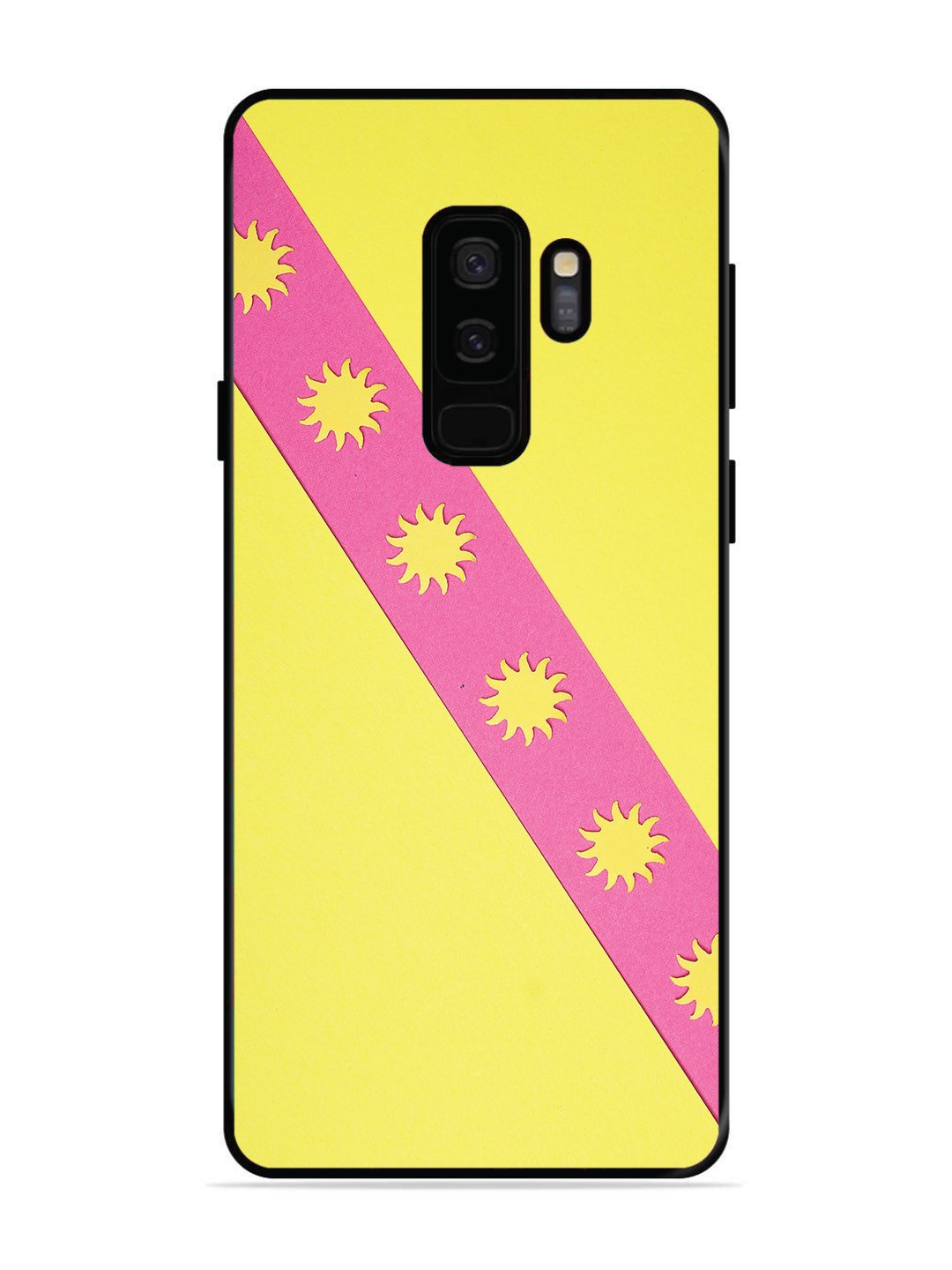 SAMSUNG GALAXY S9 PLUS Pick Strip on Yellow Colour