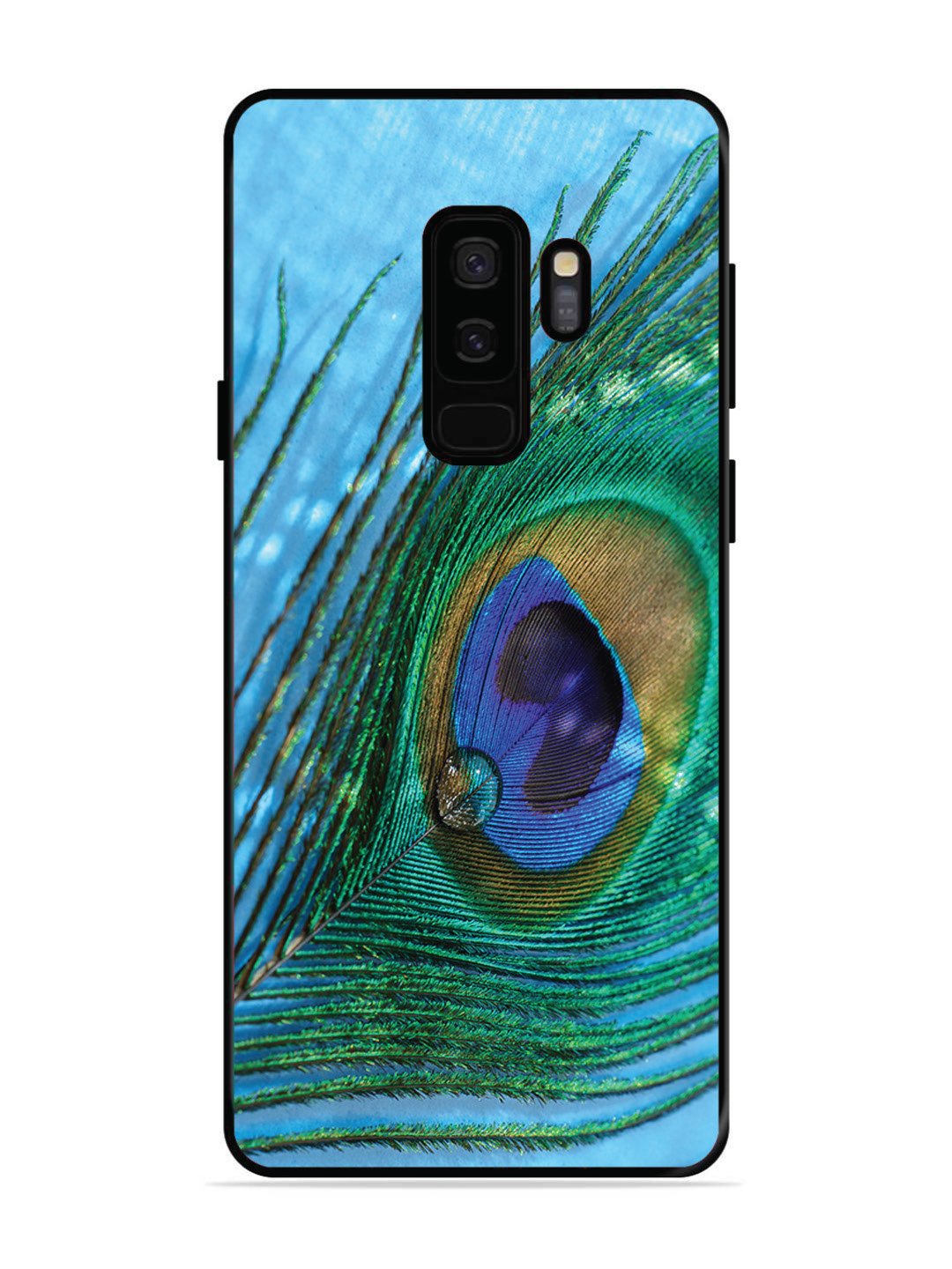 SAMSUNG GALAXY S9 PLUS A drop on Peacock Feather