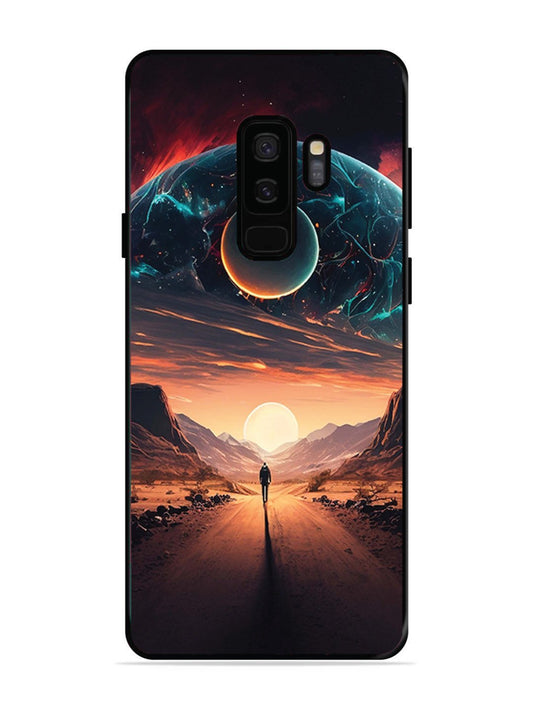 SAMSUNG GALAXY S9 PLUS Sunset with space scene