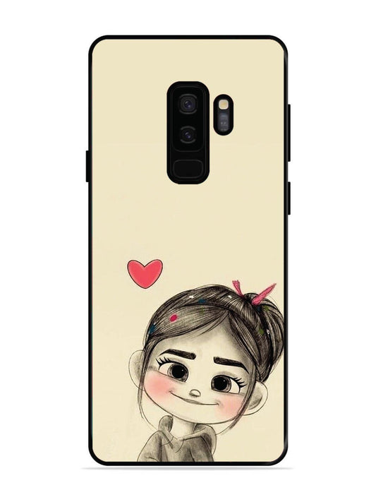 SAMSUNG GALAXY S9 PLUS Cute Girl Looking at You