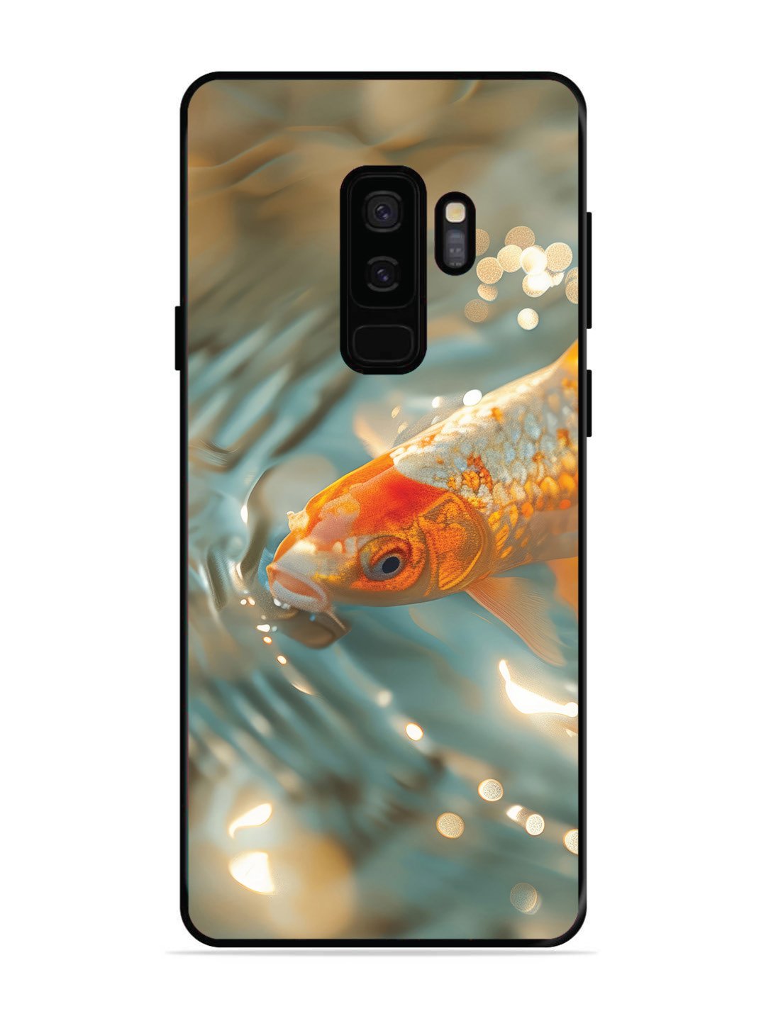 SAMSUNG GALAXY S9 PLUS gold-fish-animal